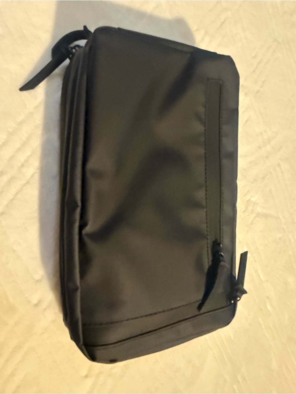 Men's Black Travel Organizer Pouch - Sleek Everyday Carry